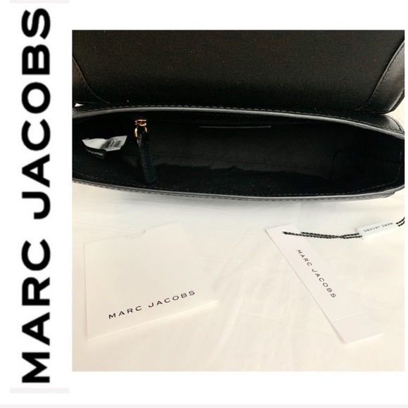 NWT Marc Jacobs leather shoulder crossbody black - Picture 6 of 8